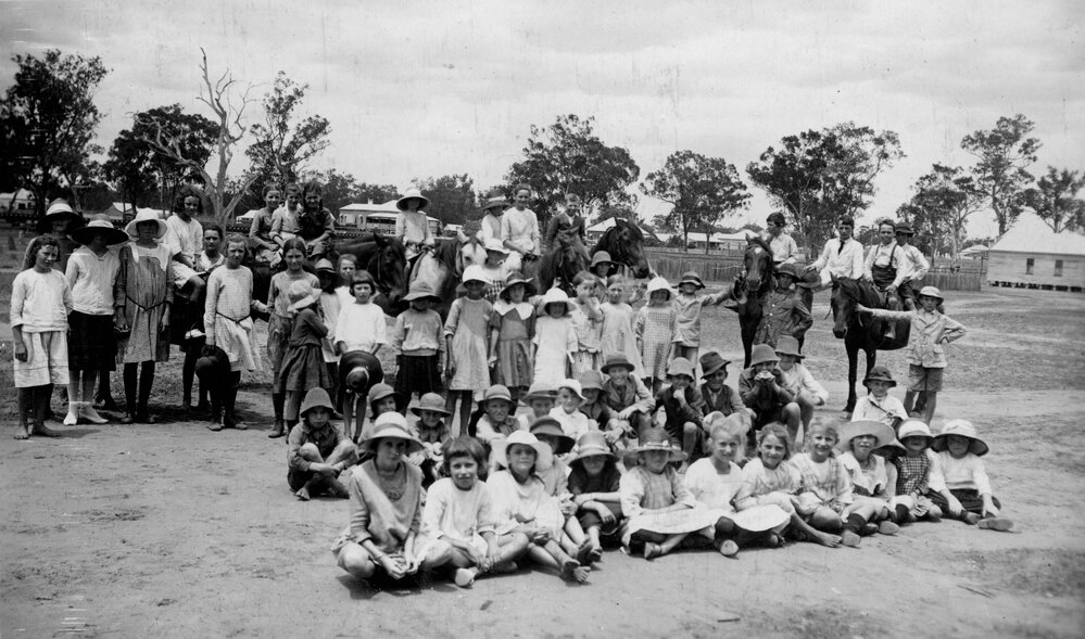 Students at Chinchilla State School, 1921