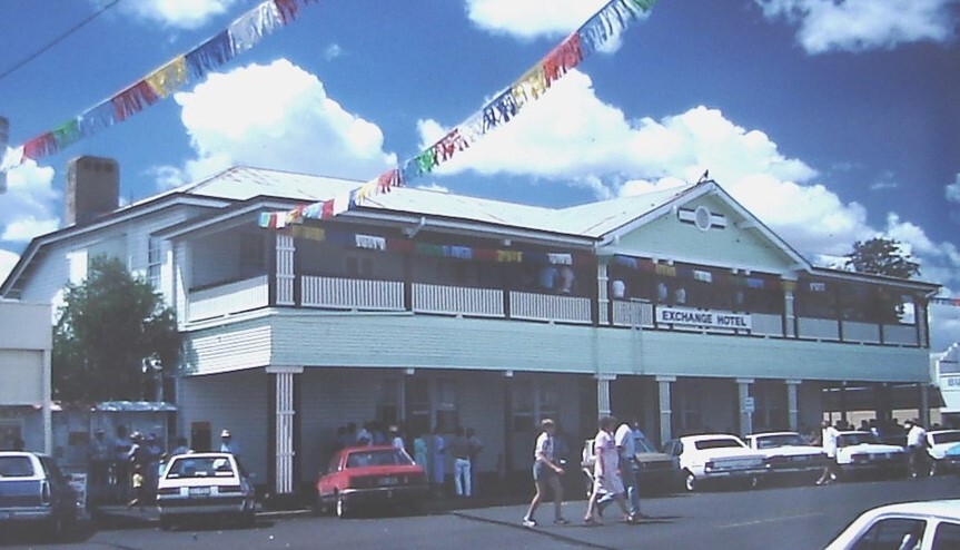 The Exchange Hotel in High Street, Jandowae, circa 1970s
