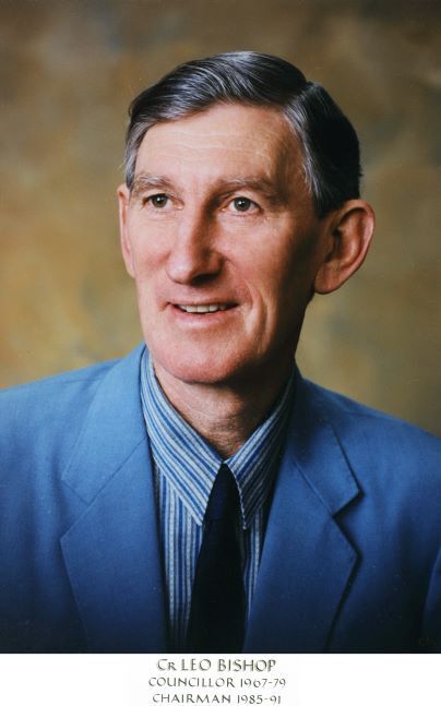 Chairman Leo Bishop, Murilla Shire Council, 1985-1991