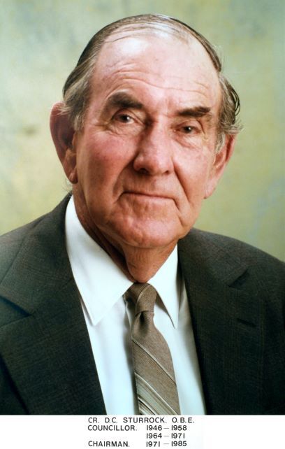 Chairman Duncan Sturrock OBE, Murilla Shire Council, 1971-1985