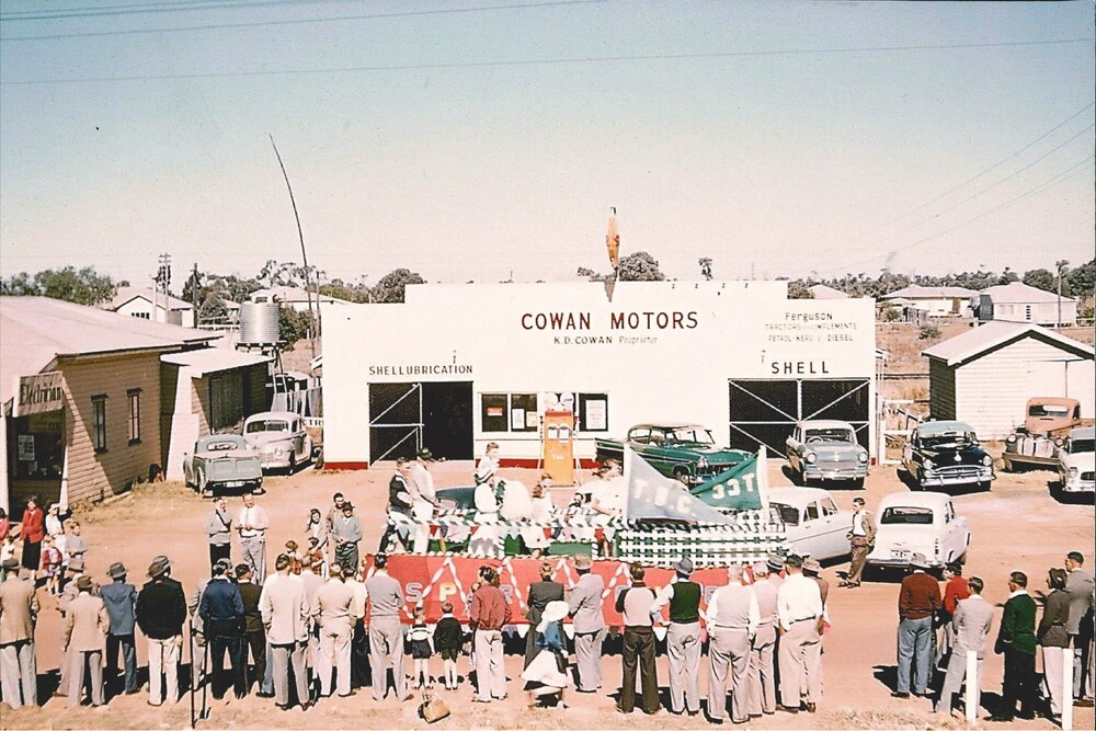 Cowan Motors, Tara, circa 1957
