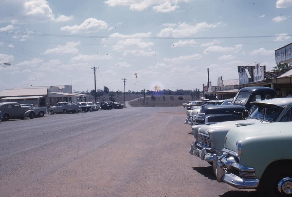 Street view of Royd Street, Wandoan, circa 1960s