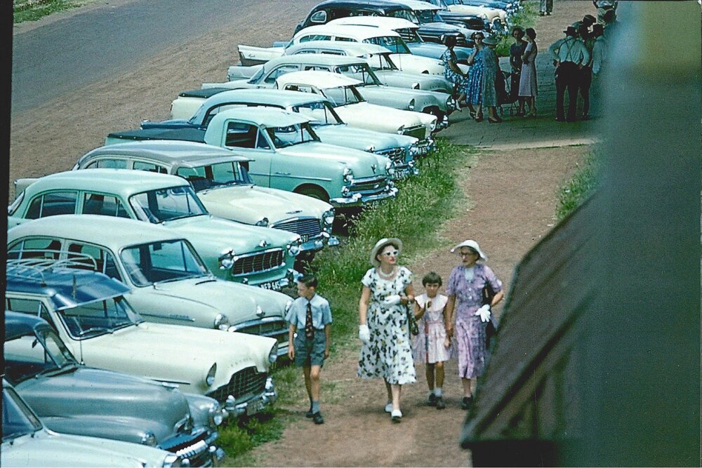 People in Day Street, Tara, circa 1960