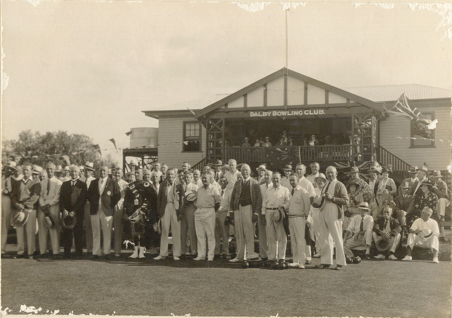 Opening of Dalby Bowls Club, 1926