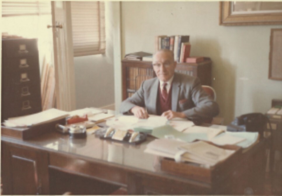 Mr. Harold Edward Thorley, Town Clerk, Dalby Town Council, 1926-1966