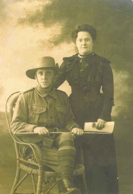 Unknown soldier, Dalby, circa 1914