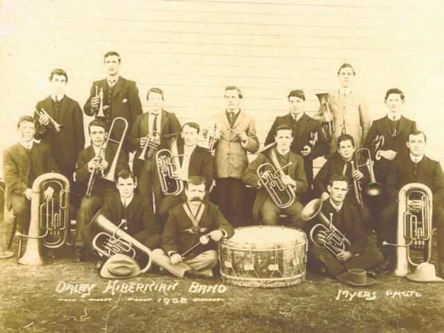 Dalby Hibernian Band, 1908