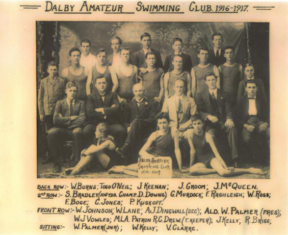 Dalby Amateur Swimming Club, 1916-1917