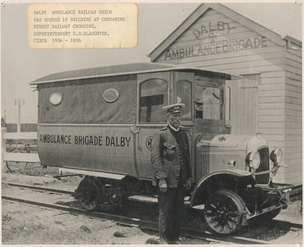 Ambulance Railcar, Dalby, circa 1934-1936