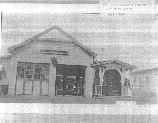 Dalby Ambulance Station &amp; part of residence, circa 1933-1935