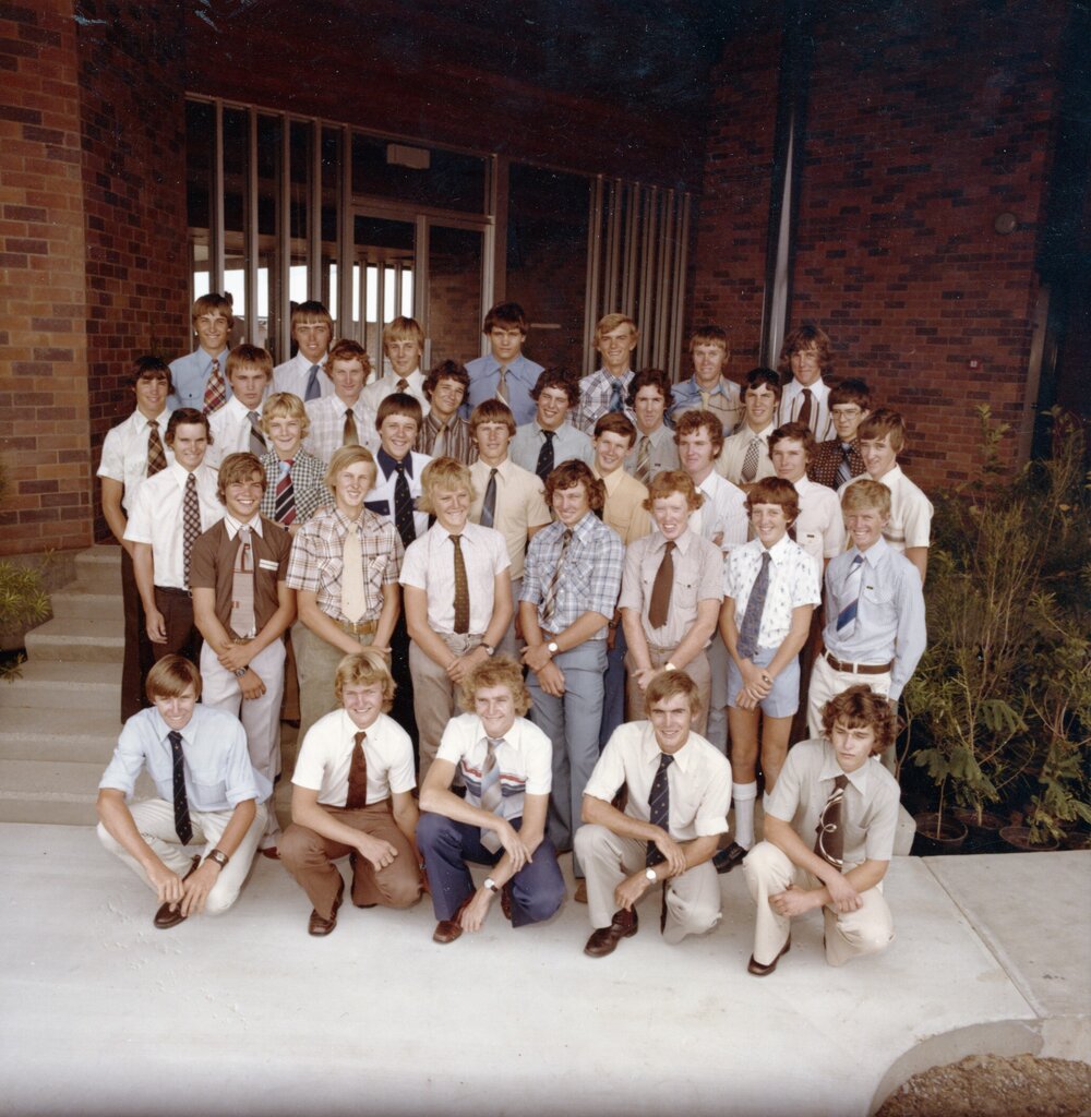 First students at Dalby Agricultural College, 1979
