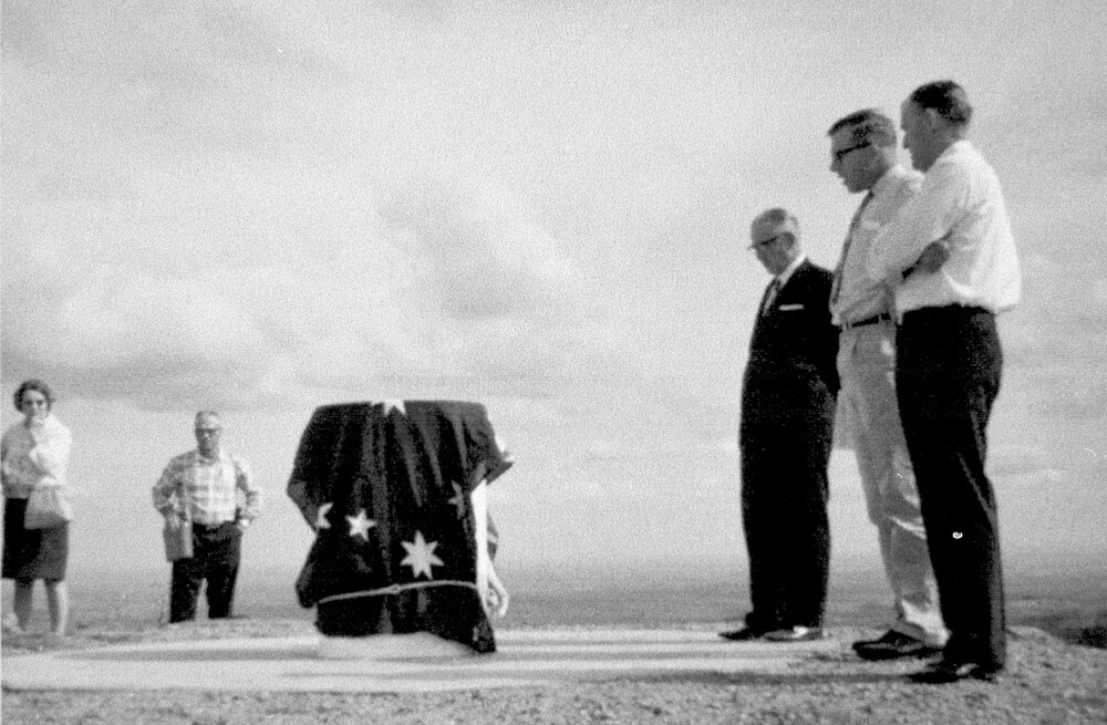 Opening of J. S. Fisher Lookout, Mowbullan, circa 1960s