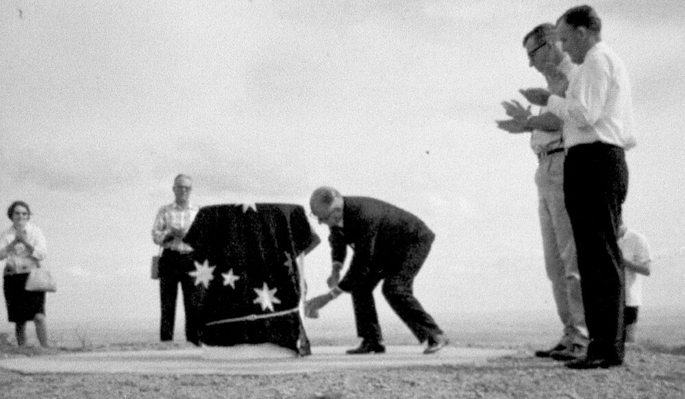 Opening of J. S. Fisher Lookout, Mowbullan, circa 1960s