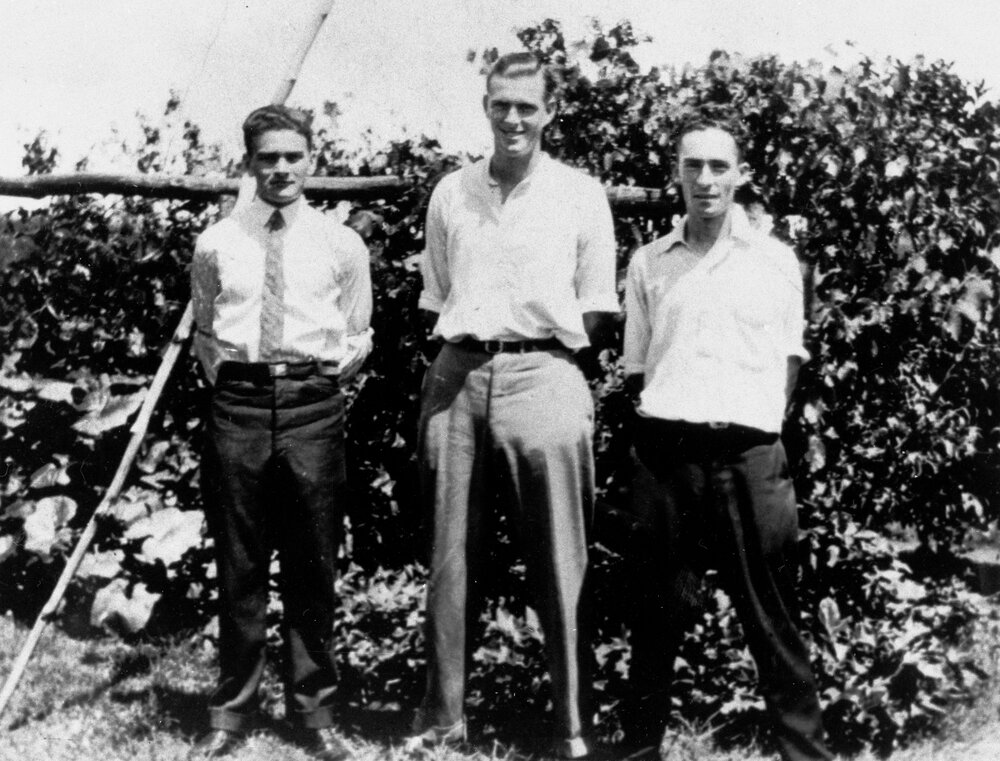 Three men, no location, no date