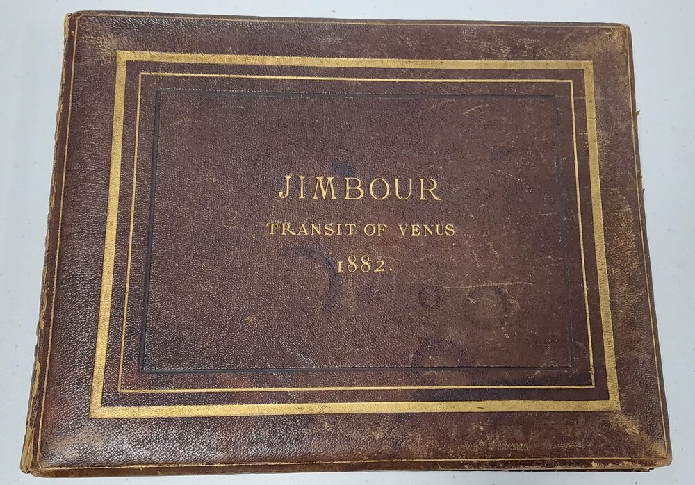 Jimbour Transit of Venus 1882 Book