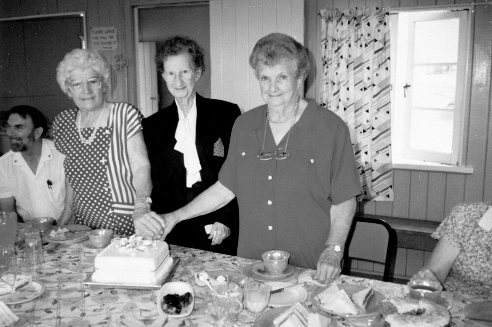 Three ladies, no location, no date