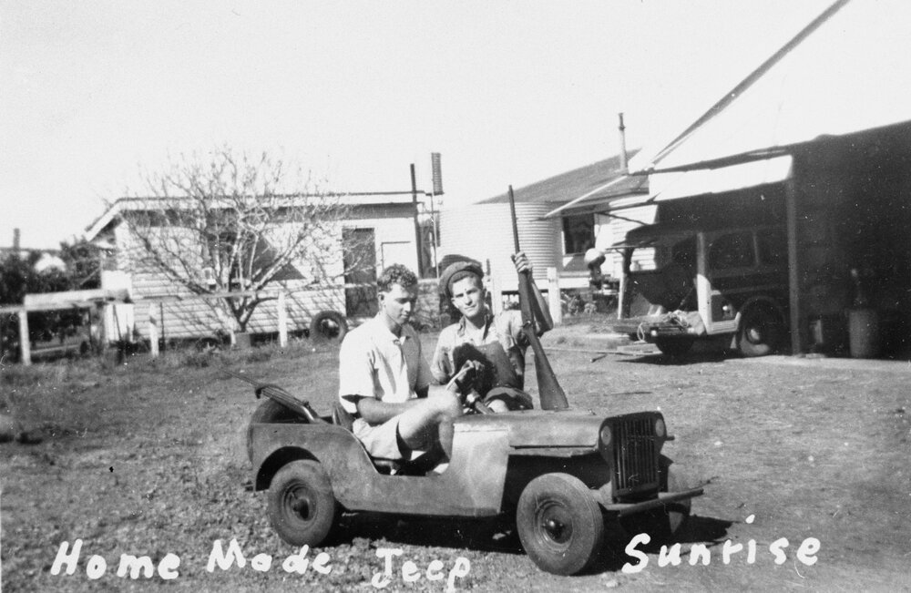 Homemade Jeep, no location, no date