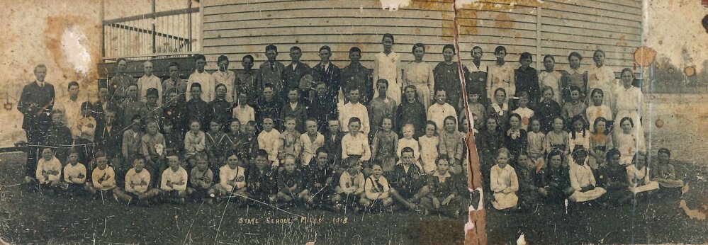 Students at Miles State School, 1918