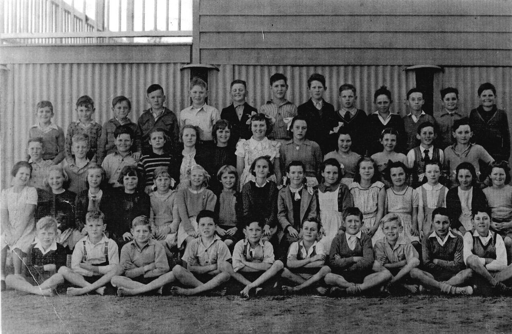Students at Miles State School, circa 1950