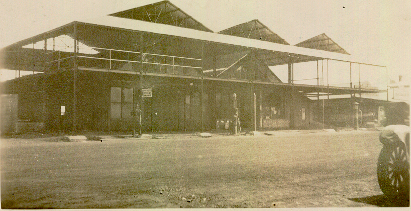 Renovations to the Ewing's Garage building in Cunningham Street, Dalby, 1928