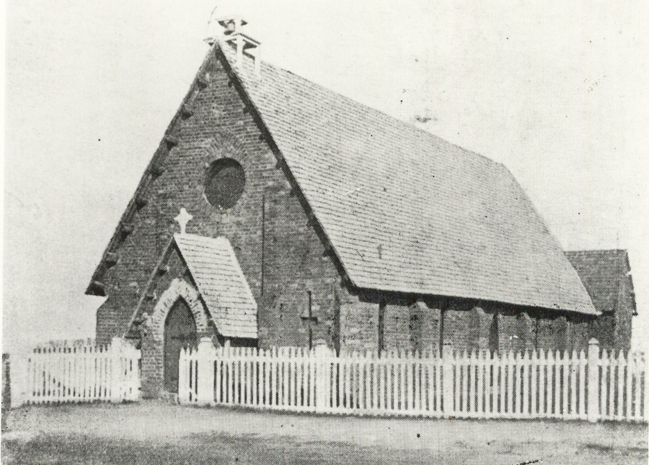 The first St. Joseph's Catholic Church, Dalby, 1866-1886