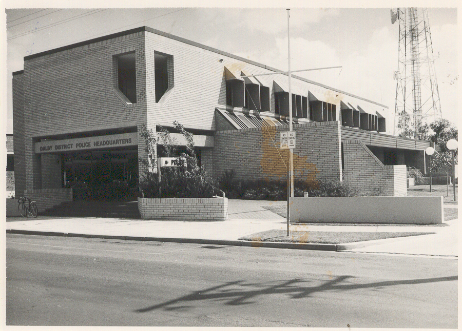 Police Headquarters building, Dalby, 1988
