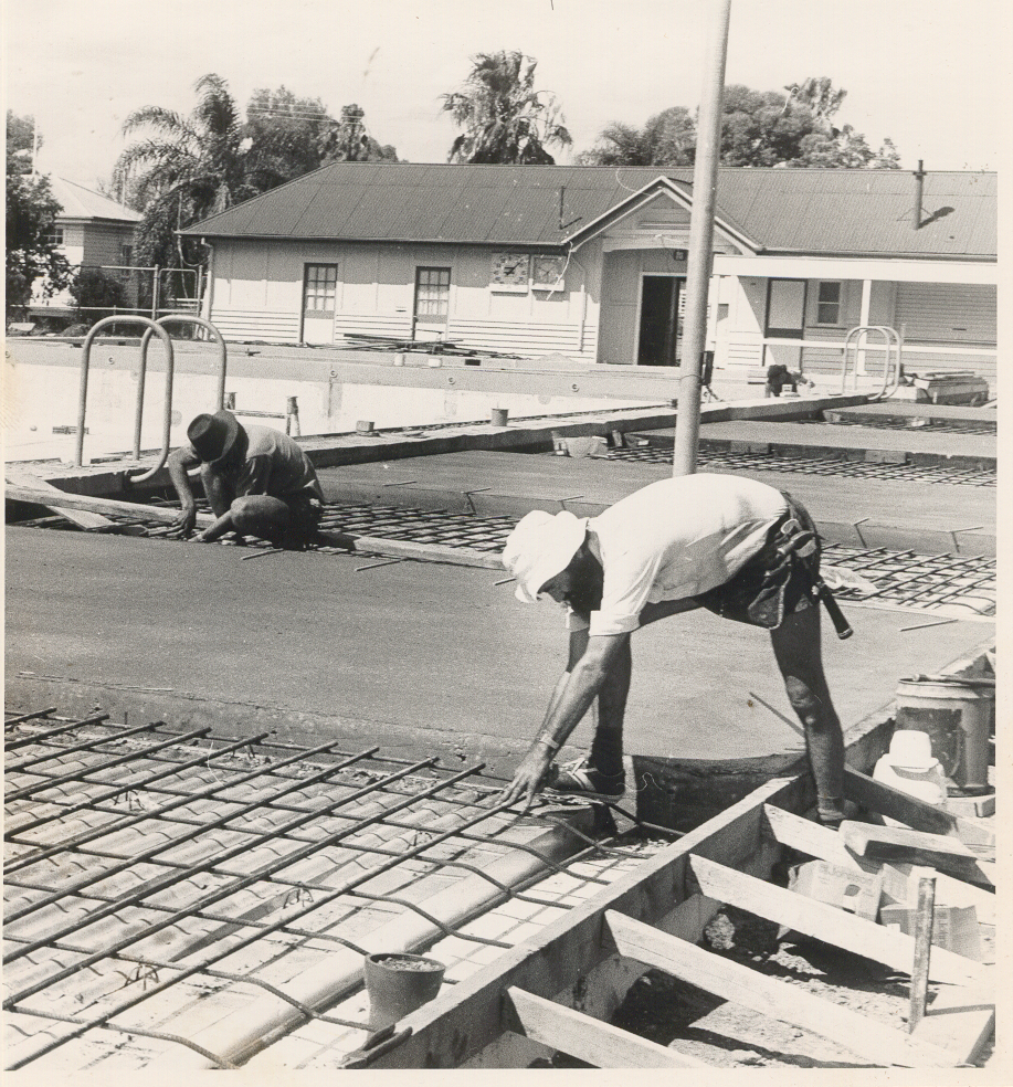 Dalby Olympic Swimming Pool renovation, 1983