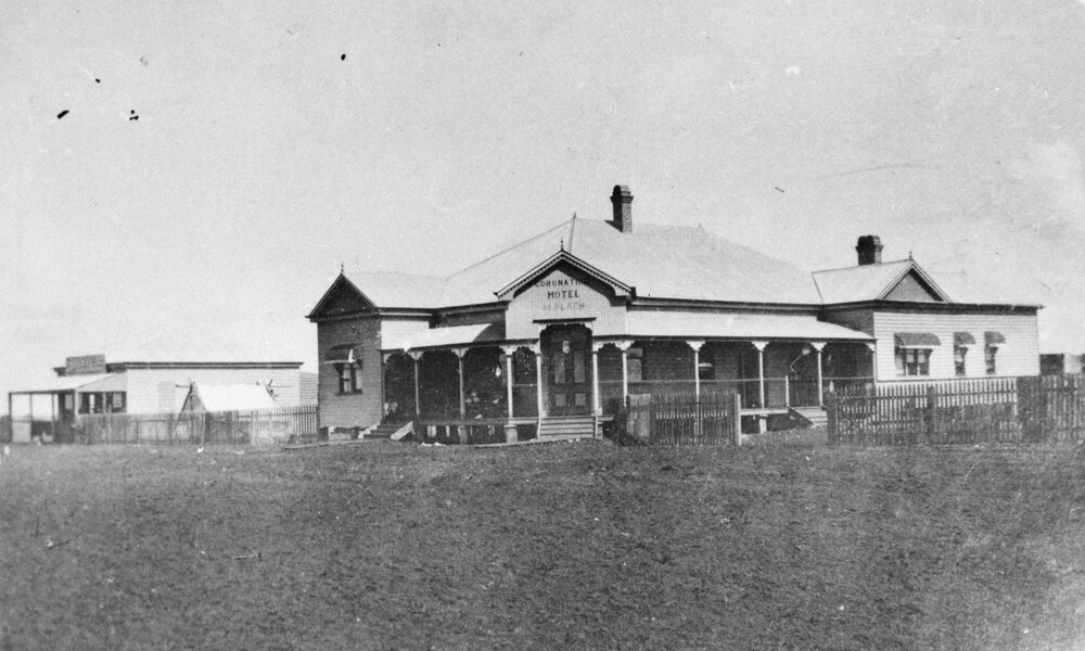 Coronation Hotel at Macalister, circa 1912