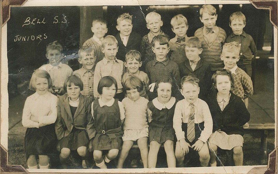 Junior students at Bell State School, 1938