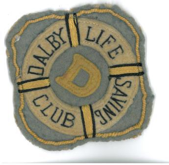 Dalby Life Saving Club patch, circa 1937