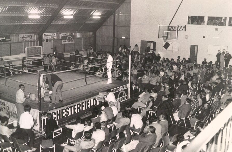 Dalby Community Centre boxing match, 1983