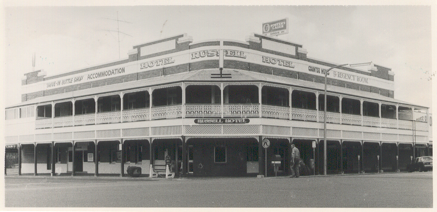 The Hotel Russell, Dalby, 1988