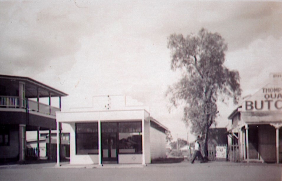 Amy Burton's shop, Jandowae, 1950