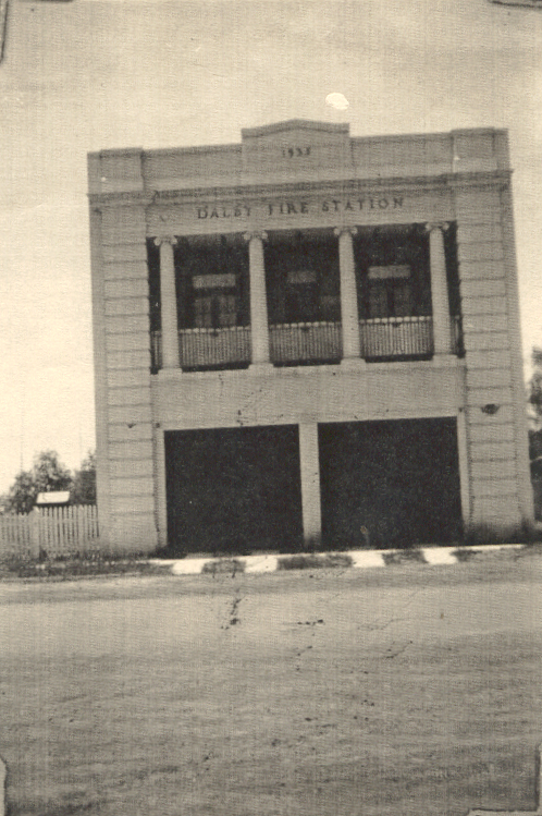 Dalby Fire Station on New Street, cica 1940