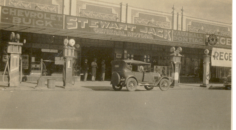 Stewart Jack General Motors, Dalby, circa 1930