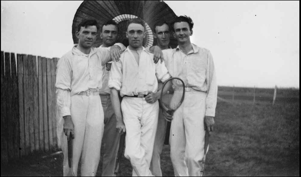 A group of tennis players, Dalby, 1928