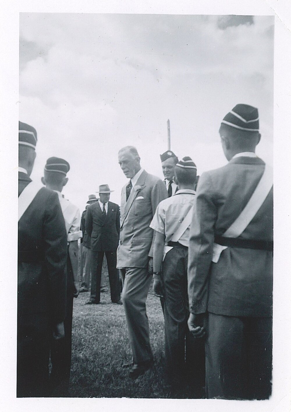 Inspection of the Boy's Brigade at Bell Show, 1959