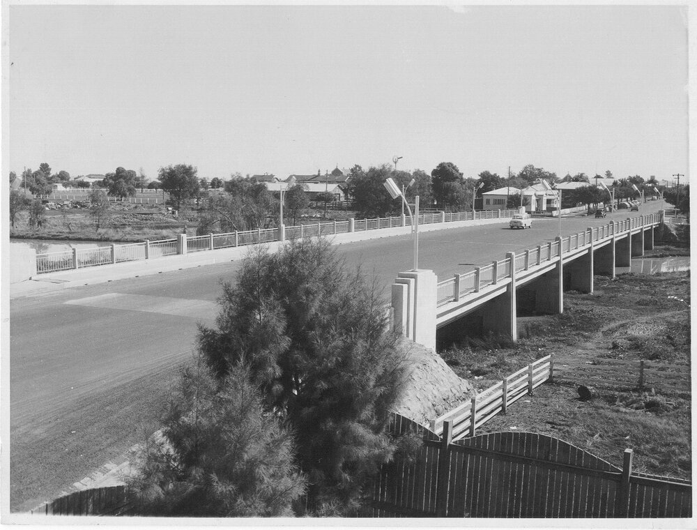 Charles Drew Bridge, Dalby, circa 1957
