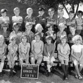 Students in Grade 1C at Dalby South State School, 1975