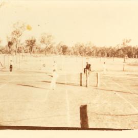 Games of tennis at Undulla, circa 1940s