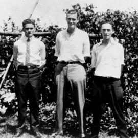 Three men, no location, no date