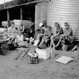Group having tea, no location, no date