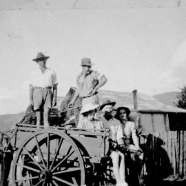 Group in a cart, no location, no date