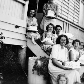 Ladies with cakes, no location, no date