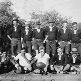 Unknown football team, no location, no date