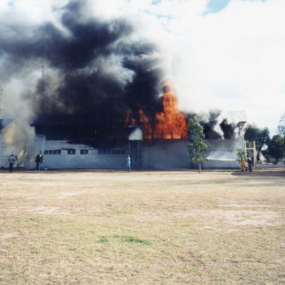 Fire at Meandarra State School