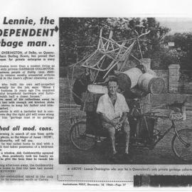 Lennie Overington, Dalby, 1964