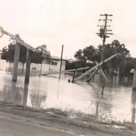 Flooding at the Rotary Adventure Playground, Dalby, 1983