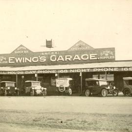 Ewing's Garage, Dalby, circa 1920