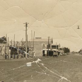 Hotel Russell under construction, Dalby, 1926